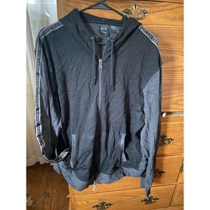 XL Armani Exchange full zip hoodie